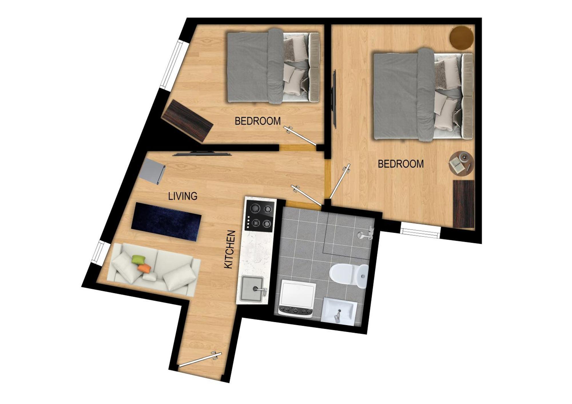 Ferienwohnung King Bed - Renovated 2024 - 2Br Behind Bryggen Bergen Exterior foto